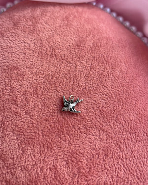 Small Silver Bird Charm Small Silver Bird Charm