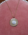 Flower Gold & Silver Pendant Necklace