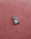 Teddy Gummy Bear Silver Charm