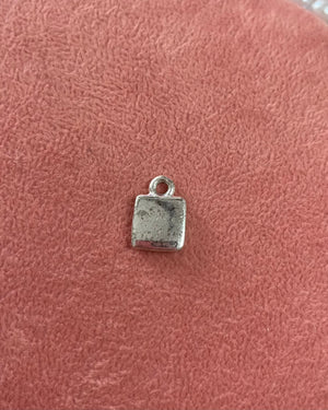 Square Block Silver Charm Square Block Silver Charm