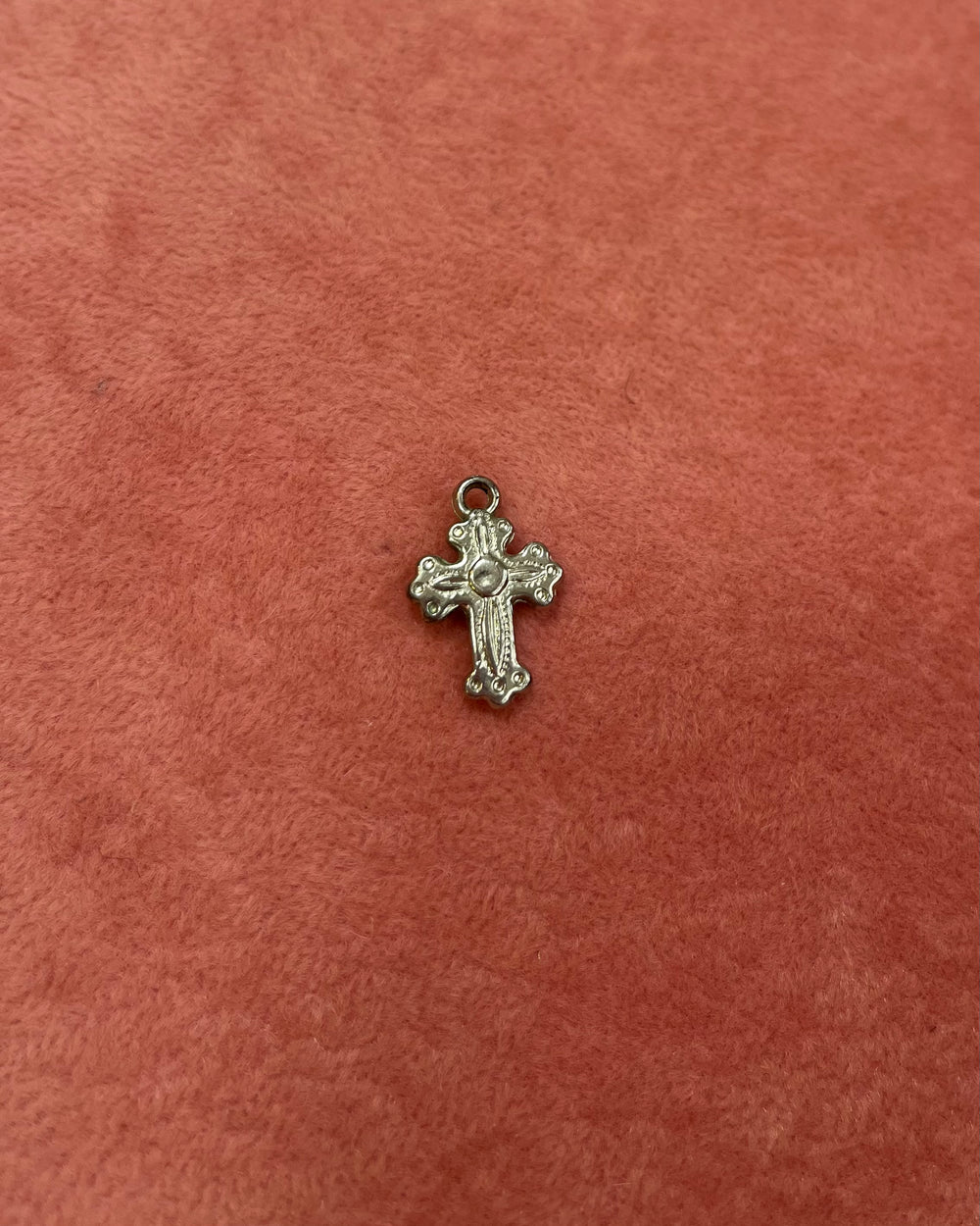 Silver Cross Charm