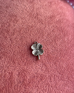 Silver Four-Leaf Clover Charm Silver Four-Leaf Clover Charm