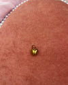 Small Antique Gold Heart Charm