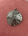 Large Sand Dollar Silver Charm