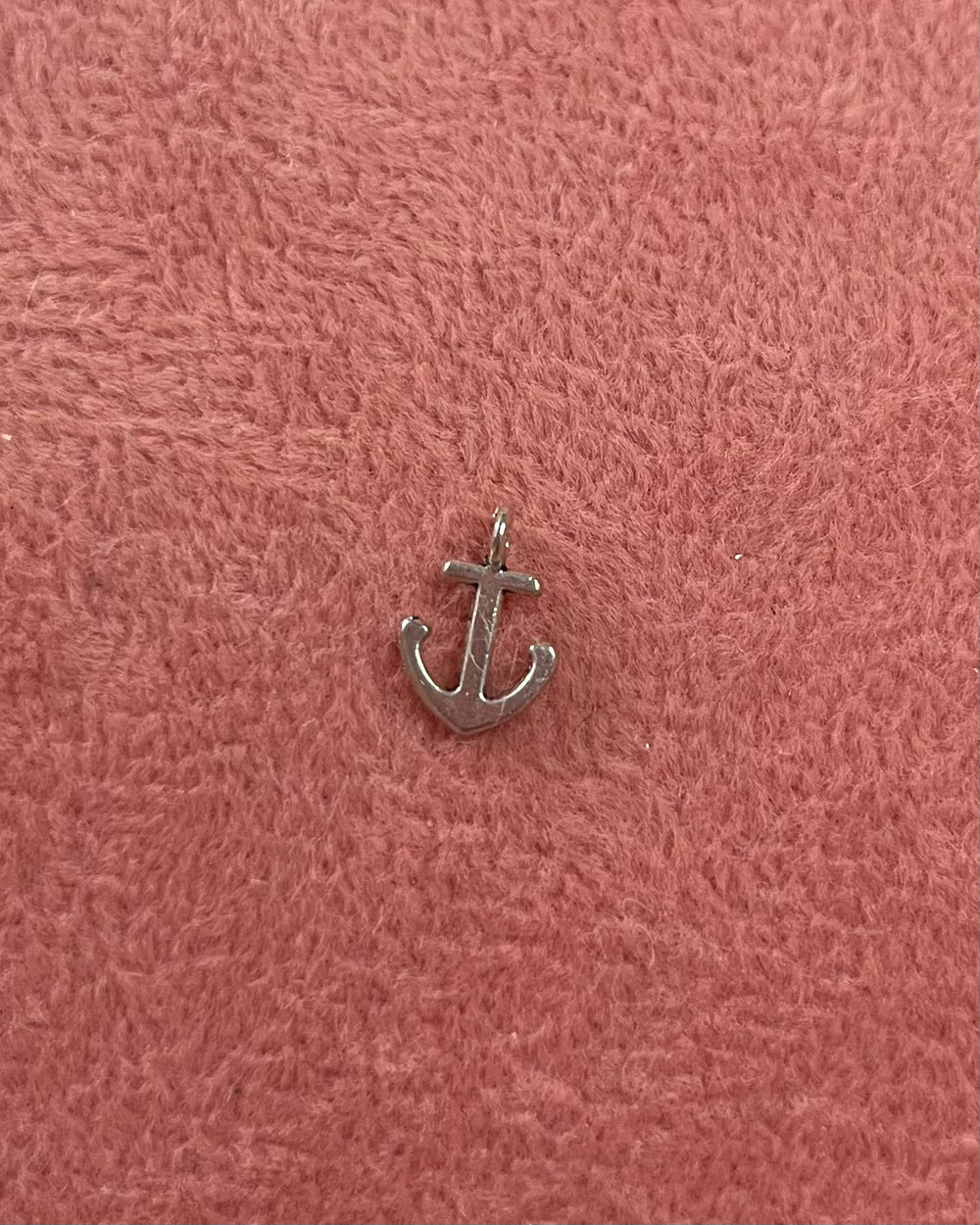 Small Anchor Silver Charm