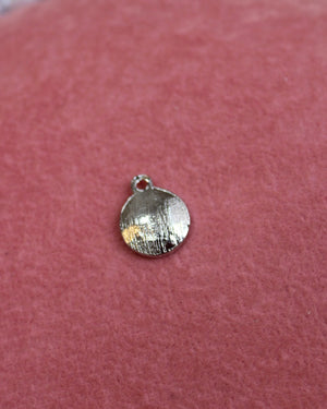 Small Silver Circle Charm Small Silver Circle Charm