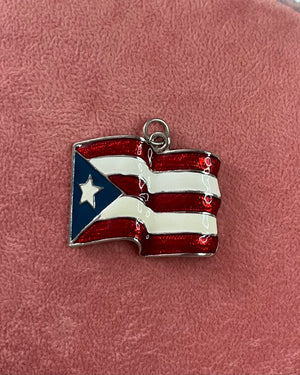 Flag of Puerto Rico Charm Flag of Puerto Rico Charm