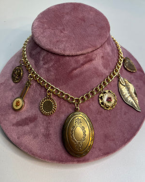 Locket of Mine Vintage Charm Necklace Locket of Mine Vintage Charm Necklace