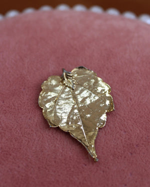 Gold Leaf Charm Gold Leaf Charm