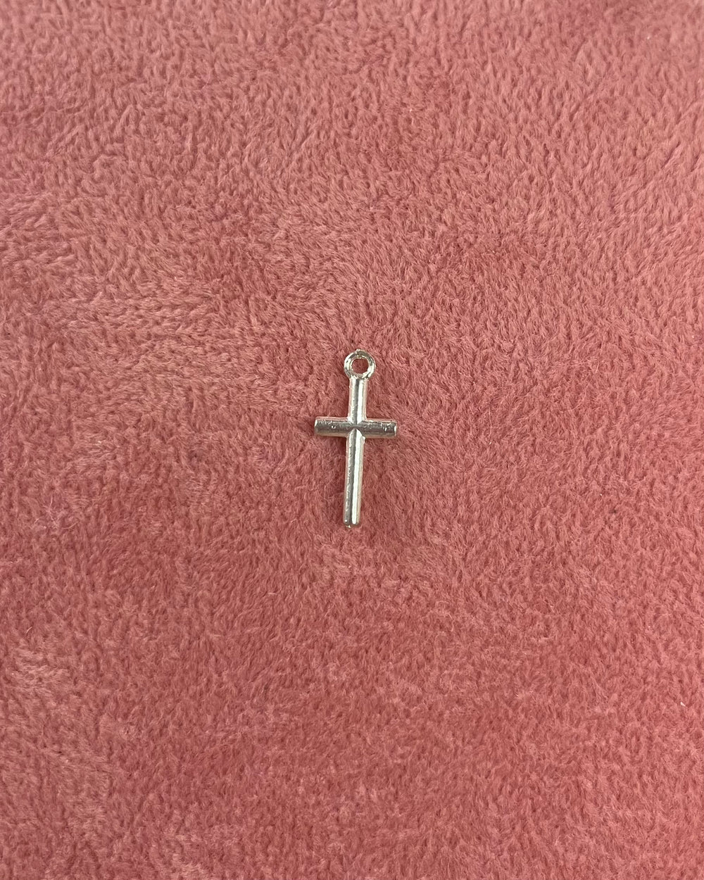Silver Cross Charm