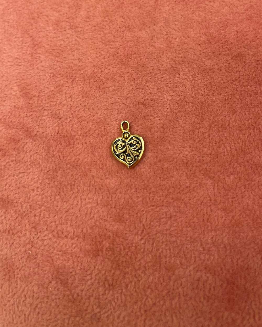 Small Gold Heart Charm