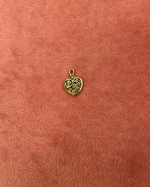 Small Gold Heart Charm Small Gold Heart Charm