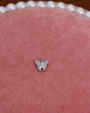 Small Silver Butterfly Charm Small Silver Butterfly Charm