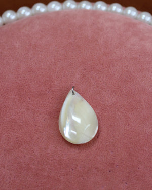 White Stone Teardrop Charm White Stone Teardrop Charm