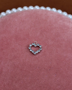 Crystal Heart Charm Crystal Heart Charm