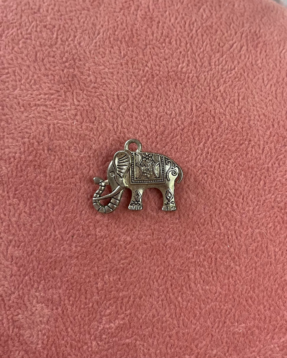 Elephant Silver Charm