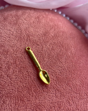 Gold Spoon Charm Gold Spoon Charm