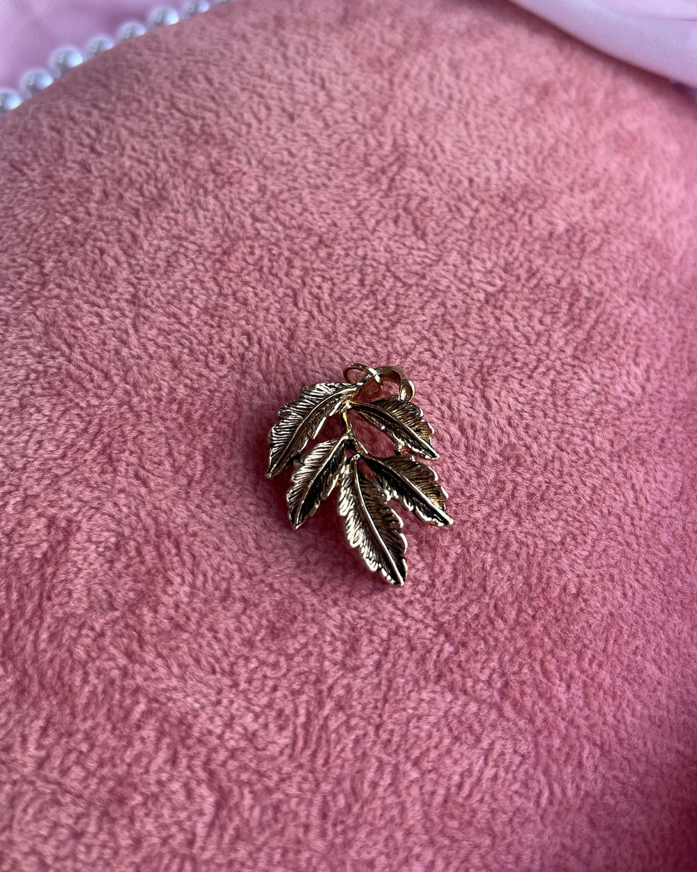 Gold Leaf Charm