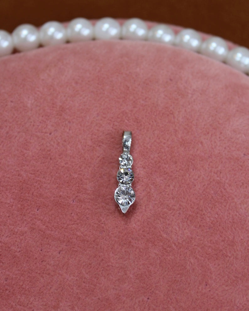 3 Crystal Dangle Charm