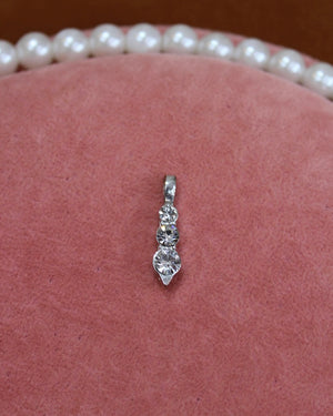 3 Crystal Dangle Charm 3 Crystal Dangle Charm