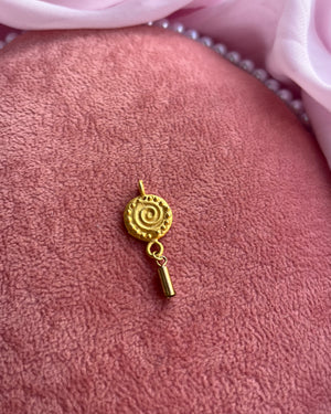 Gold Circle Dangle Charm Gold Circle Dangle Charm