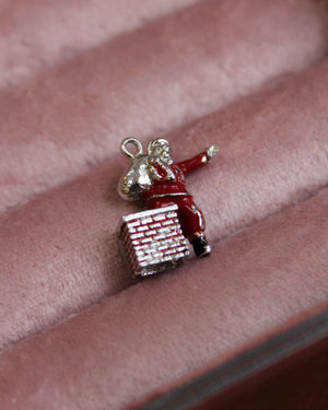 Santa on the Chimney Charm Santa on the Chimney Charm