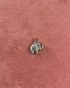 Small Elephant Silver Charm