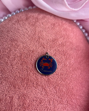 Cancer Sign Blue Crab Charm Cancer Sign Blue Crab Charm