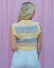 Load image into Gallery viewer, CARLIE YELLOW SLEEVELESS TURTLE NECK KNIT TOP
