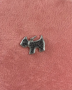 Schnauzer Dog Silver Charm Schnauzer Dog Silver Charm