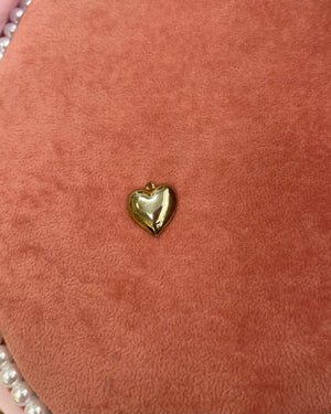Gold Heart Charm Gold Heart Charm