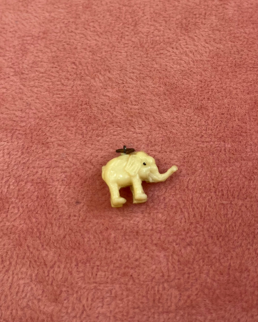 Small White Elephant Charm