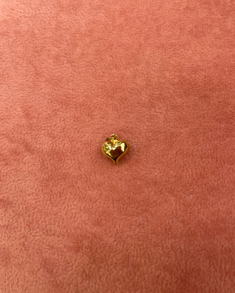 Small Gold Dainty Heart Charm