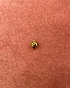 Small Gold Dainty Heart Charm Small Gold Dainty Heart Charm