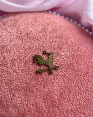 Antique Gold Rooster Charm Antique Gold Rooster Charm