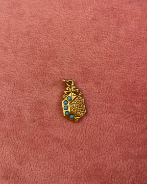 Gold & Turquoise Charm Gold & Turquoise Charm