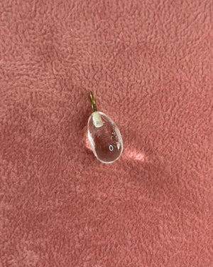 Clear Cylinder Charm Clear Cylinder Charm