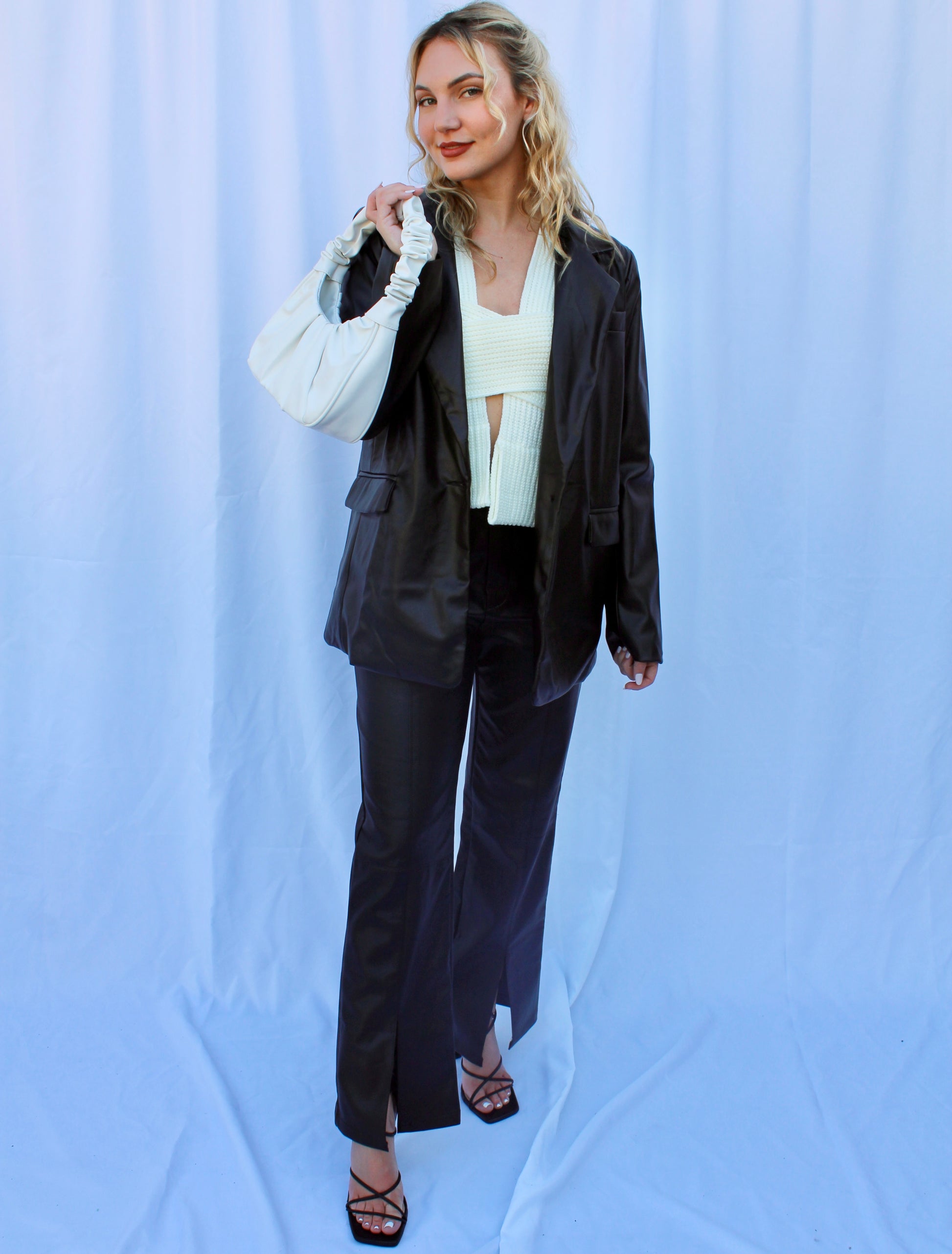 LEXI PLEATHER PANTS - The Lovely Sun