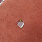 L Clear Crystal Heart Charm