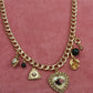 Lil Princess Gold Vintage Charm Necklace