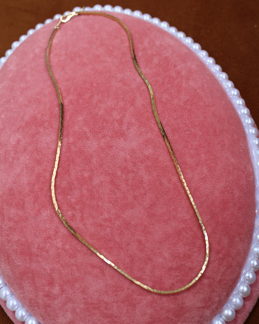 15" Gold Vintage Skinny Link Chain