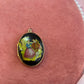 Woman & Man Walking Cameo Locket Charm