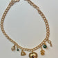 Lil Princess Gold Vintage Charm Necklace