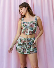 Load image into Gallery viewer, ROSIE FLORAL CORSET TANK TOP
