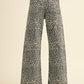 LEO LEOPARD PRINT HIGH-WAISTED PANTS