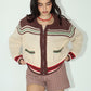 CHOCOLATE COWGIRL SWEATER ZIP UP