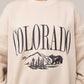 COLORADO OVERSIZED CREWNECK SWEATSHIRT