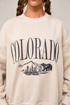 COLORADO OVERSIZED CREWNECK SWEATSHIRT