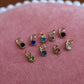 Small Gold Colorful Crystal Charms