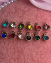 Colorful Medium Circle Crystal Charms